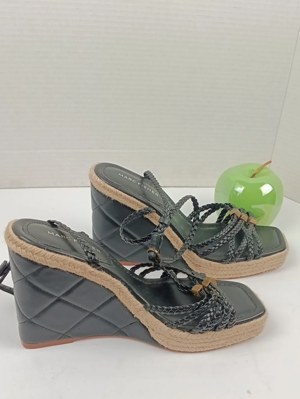 Marc Fisher braided leather